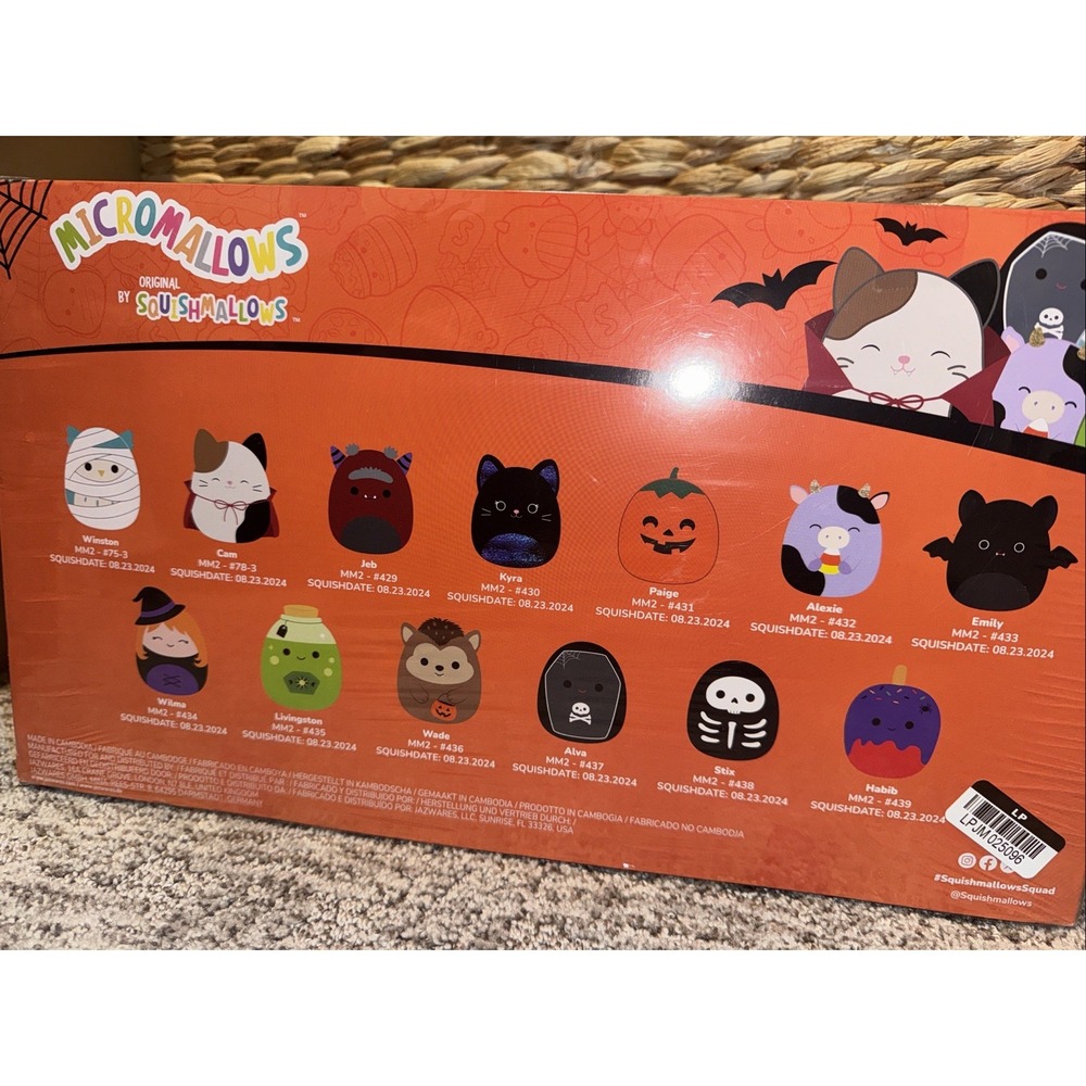 Squishmallows 13 Micromallows Sealed Halloween 2025 Countdown Calendar NIB RARE - Picture 4 of 5